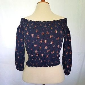Crop Top Free Kisses Floral